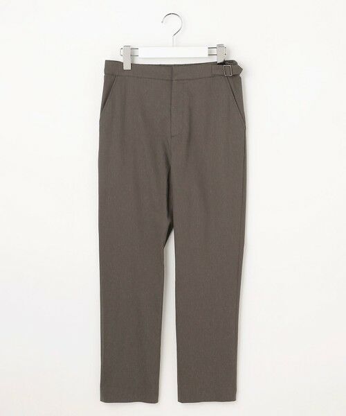 L size ONWARD(大きいサイズ) / エルサイズオンワード その他パンツ | 【WEB限定カラーあり】セルロースリネンストレッチ テーパード パンツ | 詳細10