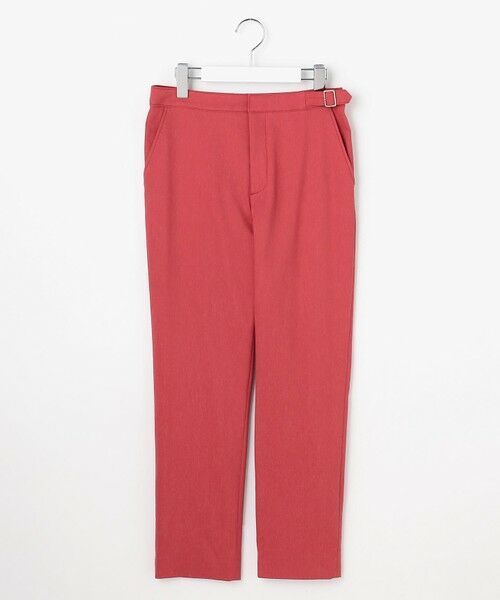 L size ONWARD(大きいサイズ) / エルサイズオンワード その他パンツ | 【WEB限定カラーあり】セルロースリネンストレッチ テーパード パンツ | 詳細14