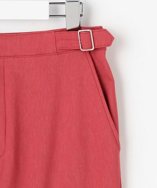 L size ONWARD(大きいサイズ) / エルサイズオンワード その他パンツ | 【WEB限定カラーあり】セルロースリネンストレッチ テーパード パンツ | 詳細18