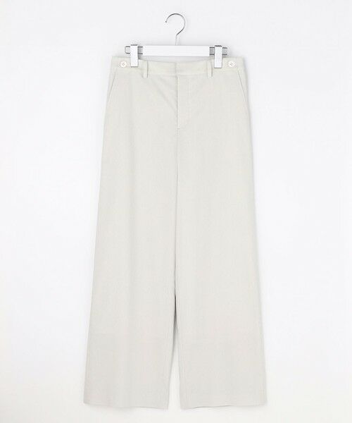 L size ONWARD(大きいサイズ) / エルサイズオンワード その他パンツ | 【人気素材・セットアップ対応】セルロースリネンストレッチ セミワイド パンツ | 詳細7