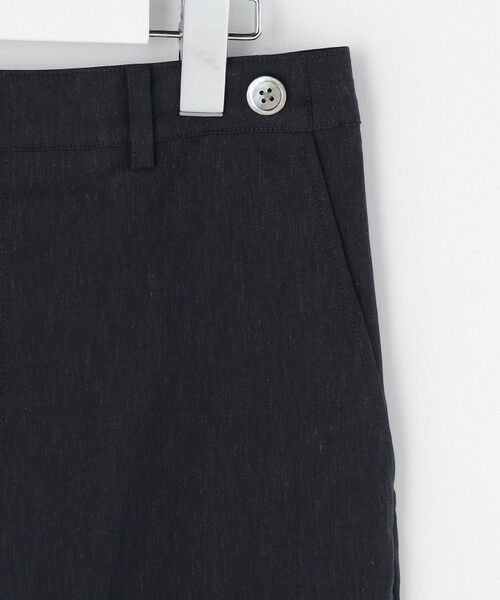 L size ONWARD(大きいサイズ) / エルサイズオンワード その他パンツ | 【人気素材・セットアップ対応】セルロースリネンストレッチ セミワイド パンツ | 詳細30