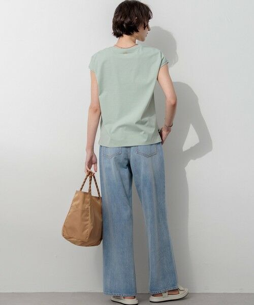 L size ONWARD(大きいサイズ) / エルサイズオンワード デニムパンツ | 【SLOW/一部店舗限定】ワイドシルエット デニム パンツ | 詳細12