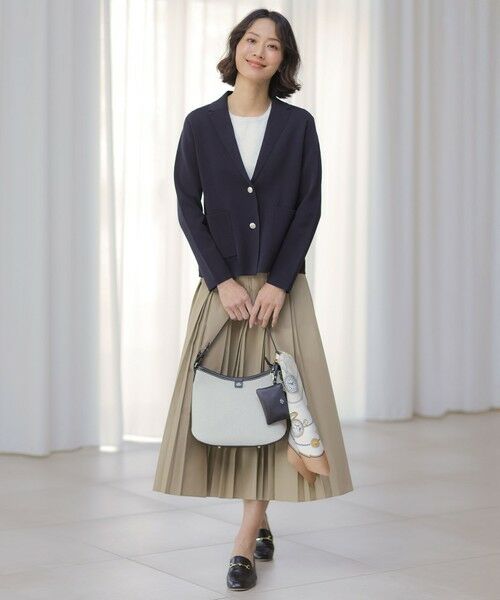 L size ONWARD(大きいサイズ) / エルサイズオンワード ロング・マキシ丈スカート | 【WEB限定カラーあり】TC ライトタンブラー プリーツ スカート | 詳細16