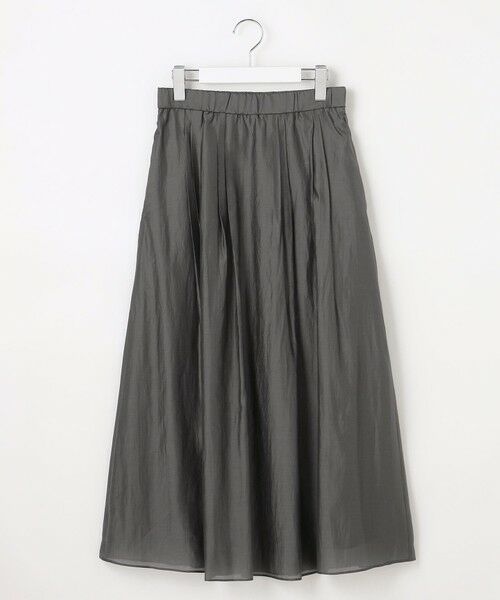 L size ONWARD(大きいサイズ) / エルサイズオンワード ミニ・ひざ丈スカート | 【カタログ掲載・セットアップ対応】エアリーローンプレーン スカート | 詳細25