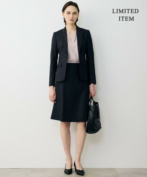 L size ONWARD(大きいサイズ) / エルサイズオンワード シャツ・ブラウス | 【WEB限定】BackSatinAmunzen 5分袖キーネックブラウス | 詳細6