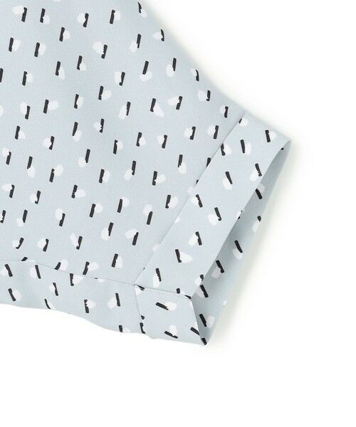 L size ONWARD(大きいサイズ) / エルサイズオンワード シャツ・ブラウス | 【WEB限定】BackSatinAmunzen 5分袖キーネックブラウス | 詳細15