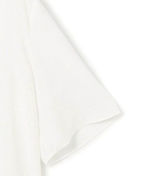 L size ONWARD(大きいサイズ) / エルサイズオンワード シャツ・ブラウス | BackSatinAmunzen 5分袖配色ボウタイブラウス | 詳細8