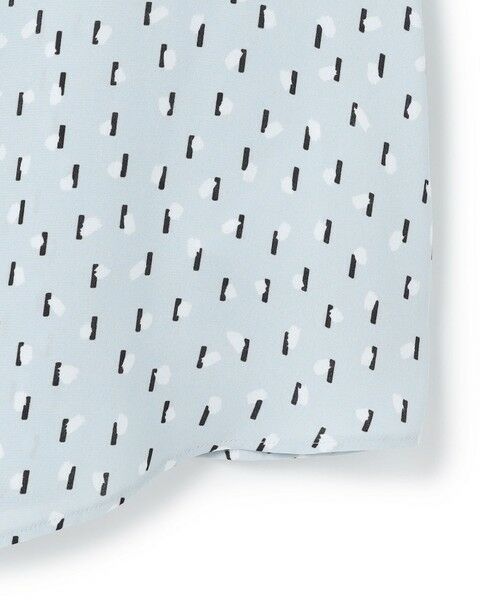 L size ONWARD(大きいサイズ) / エルサイズオンワード シャツ・ブラウス | 【新色追加】BackSatinAmunzen 5分袖配色ボウタイブラウス | 詳細13