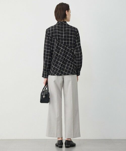 L size ONWARD(大きいサイズ) / エルサイズオンワード シャツ・ブラウス | 【30th ANNIVERSARY】 ウィンドウペンプリント プルオーバーブラウス | 詳細6