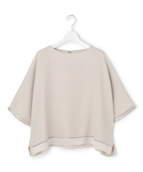 L size ONWARD(大きいサイズ) / エルサイズオンワード シャツ・ブラウス | 【WEB限定カラーあり】 FluidBackSatin クロップドブラウス | 詳細4