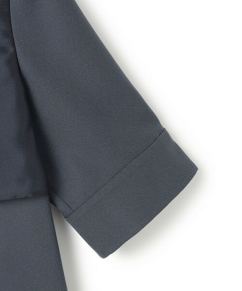 L size ONWARD(大きいサイズ) / エルサイズオンワード シャツ・ブラウス | 【WEB限定カラーあり】 FluidBackSatin バンドカラーシャツ | 詳細9