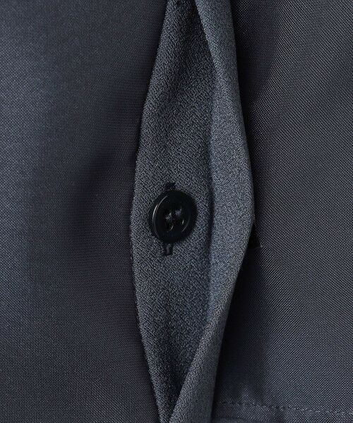 L size ONWARD(大きいサイズ) / エルサイズオンワード シャツ・ブラウス | 【WEB限定カラーあり】 FluidBackSatin バンドカラーシャツ | 詳細12