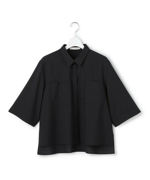 L size ONWARD(大きいサイズ) / エルサイズオンワード シャツ・ブラウス | ドライクールトロ 5分袖シャツ | 詳細22