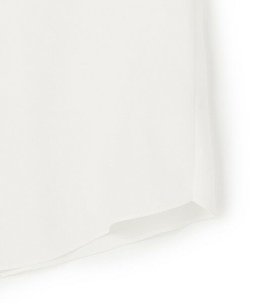 L size ONWARD(大きいサイズ) / エルサイズオンワード シャツ・ブラウス | BackSatinAmunzen 5分袖Vネック配色ブラウス | 詳細10