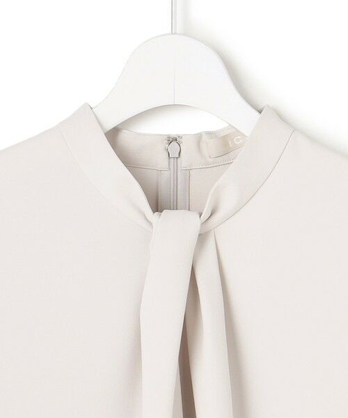 L size ONWARD(大きいサイズ) / エルサイズオンワード シャツ・ブラウス | ストレッチジョーゼット ドレープデザインブラウス | 詳細8