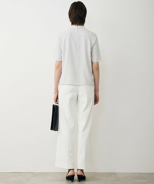 L size ONWARD(大きいサイズ) / エルサイズオンワード シャツ・ブラウス | ストレッチジョーゼット ラッフルディテールブラウス | 詳細6