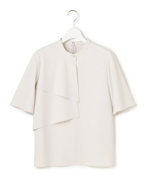 L size ONWARD(大きいサイズ) / エルサイズオンワード シャツ・ブラウス | ストレッチジョーゼット ラッフルディテールブラウス | 詳細8