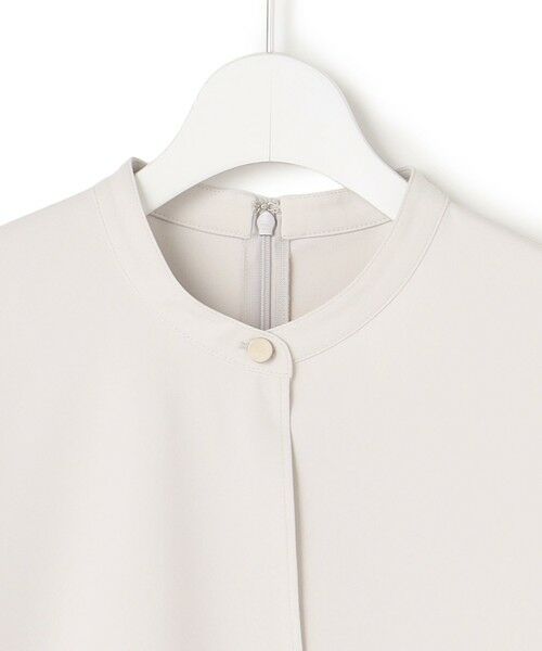 L size ONWARD(大きいサイズ) / エルサイズオンワード シャツ・ブラウス | ストレッチジョーゼット ラッフルディテールブラウス | 詳細9