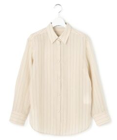 L size ONWARD(大きいサイズ) / エルサイズオンワード シャツ・ブラウス | 【WEB＆一部店舗限定】PreshrunkCupraStripe シャツ
