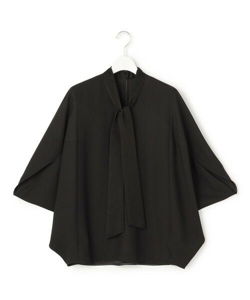 L size ONWARD(大きいサイズ) / エルサイズオンワード シャツ・ブラウス | 【WEB限定カラーあり】FluidBackSatin ドルマンスリーブボウタイブラウス | 詳細18