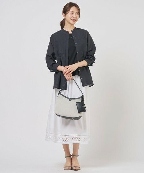 L size ONWARD(大きいサイズ) / エルサイズオンワード シャツ・ブラウス | 【冷房対策に】RELAXION Sheer ボイル ブラウス | 詳細15