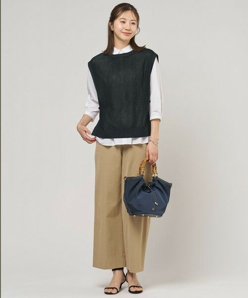 L size ONWARD(大きいサイズ) / エルサイズオンワード シャツ・ブラウス | 【WEB限定カラーあり】SOFT TC ストレッチ シャツ ブラウス | 詳細5