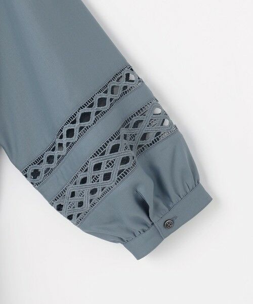 L size ONWARD(大きいサイズ) / エルサイズオンワード シャツ・ブラウス | 【一枚で着映え・セット着用可】スパンソフトクロス刺繍 ブラウス | 詳細22