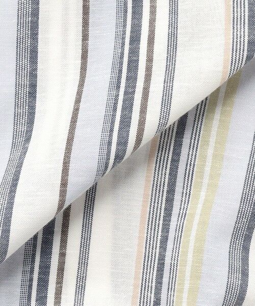 L size ONWARD(大きいサイズ) / エルサイズオンワード シャツ・ブラウス | リネンMIX ストライプ スッキパー ブラウス | 詳細14