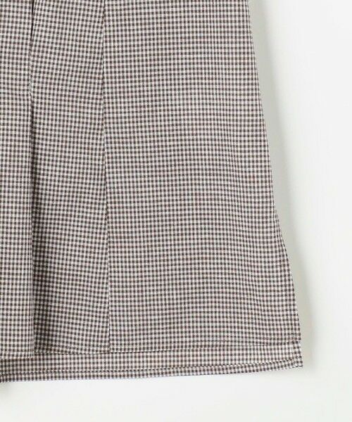L size ONWARD(大きいサイズ) / エルサイズオンワード シャツ・ブラウス | リネンminiチェック プルオーバー ブラウス | 詳細5