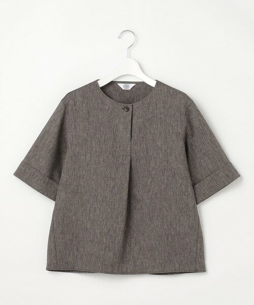 L size ONWARD(大きいサイズ) / エルサイズオンワード シャツ・ブラウス | リネンバイオシャンブレー ブラウス | 詳細6