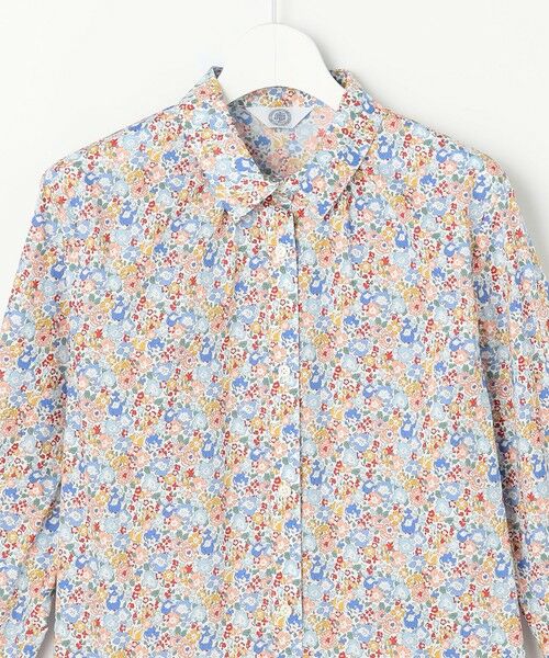 L size ONWARD(大きいサイズ) / エルサイズオンワード シャツ・ブラウス | Liberty Rachel & Michelle シャツカラー ブラウス | 詳細9