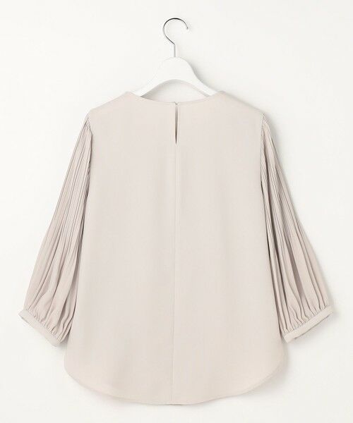 L size ONWARD(大きいサイズ) / エルサイズオンワード シャツ・ブラウス | プリーツスリーブ ブラウス | 詳細5