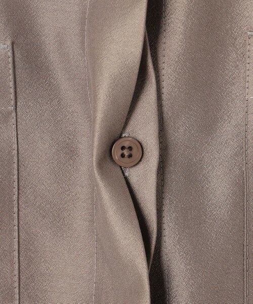 L size ONWARD(大きいサイズ) / エルサイズオンワード シャツ・ブラウス | 【カタログ掲載・羽織りとしても】シャイニーオーガンジーシアー シャツ | 詳細6