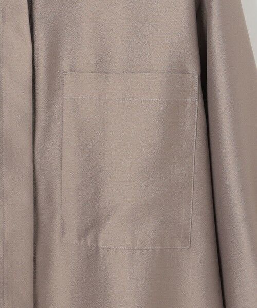 L size ONWARD(大きいサイズ) / エルサイズオンワード シャツ・ブラウス | 【カタログ掲載・羽織りとしても】シャイニーオーガンジーシアー シャツ | 詳細4