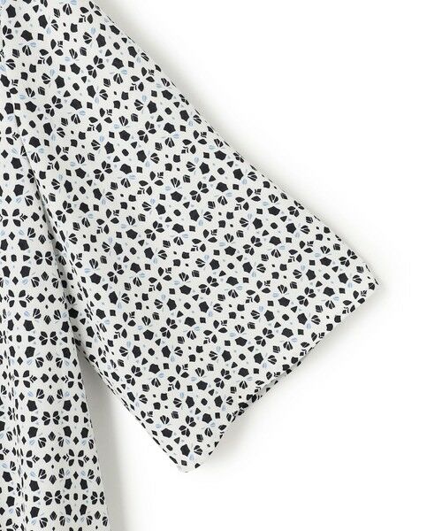 L size ONWARD(大きいサイズ) / エルサイズオンワード シャツ・ブラウス | カレイドスコーププリント バンドカラー ブラウス | 詳細6