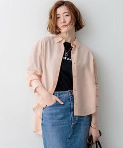 L size ONWARD(大きいサイズ) / エルサイズオンワード シャツ・ブラウス | 【CanCam掲載】シアータンブラー ファンクショナル シャツ