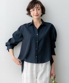 L size ONWARD(大きいサイズ) / エルサイズオンワード シャツ・ブラウス | 【CanCam掲載】シアータンブラー ファンクショナル シャツ