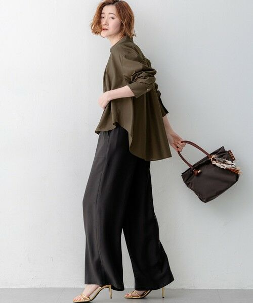 L size ONWARD(大きいサイズ) / エルサイズオンワード シャツ・ブラウス | 【CanCam掲載】シアータンブラー ファンクショナル シャツ | 詳細18