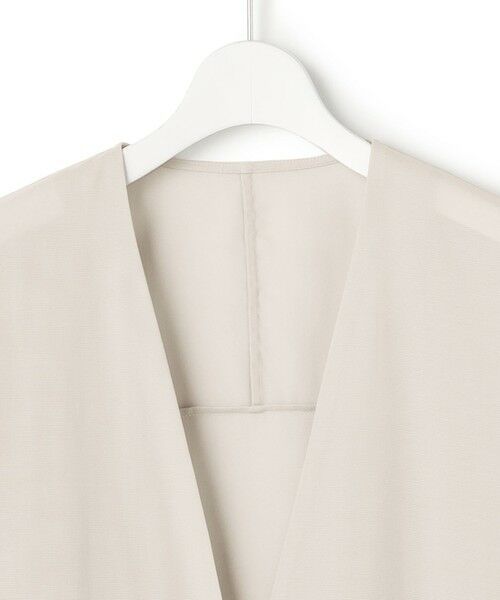 L size ONWARD(大きいサイズ) / エルサイズオンワード ノーカラージャケット | ハイツイストドライメッシュ ノーカラージャケット | 詳細5