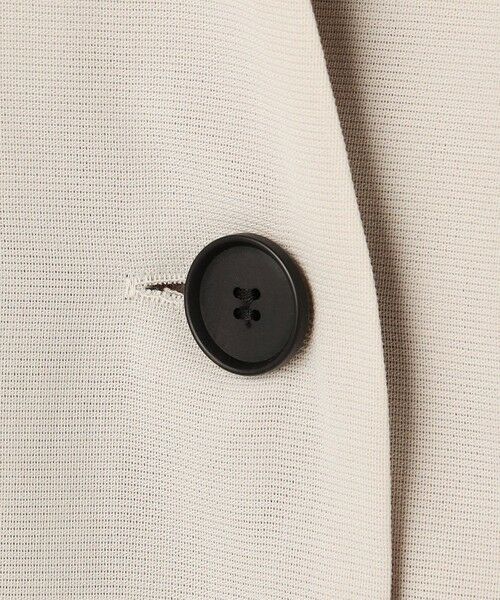 L size ONWARD(大きいサイズ) / エルサイズオンワード ノーカラージャケット | ハイツイストドライメッシュ ノーカラージャケット | 詳細9