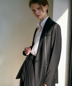 L size ONWARD(大きいサイズ) / エルサイズオンワード テーラードジャケット | 【30th ANNIVERSARY】Bahariyeインサイドアウト テーラードジャケット