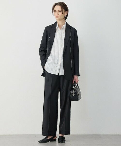 L size ONWARD(大きいサイズ) / エルサイズオンワード テーラードジャケット | 【30th ANNIVERSARY】Bahariyeインサイドアウト テーラードジャケット | 詳細6