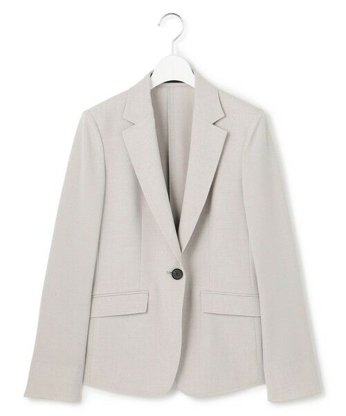 L size ONWARD(大きいサイズ) / エルサイズオンワード テーラードジャケット | レーヨンライクトロ テーラードジャケット | 詳細3