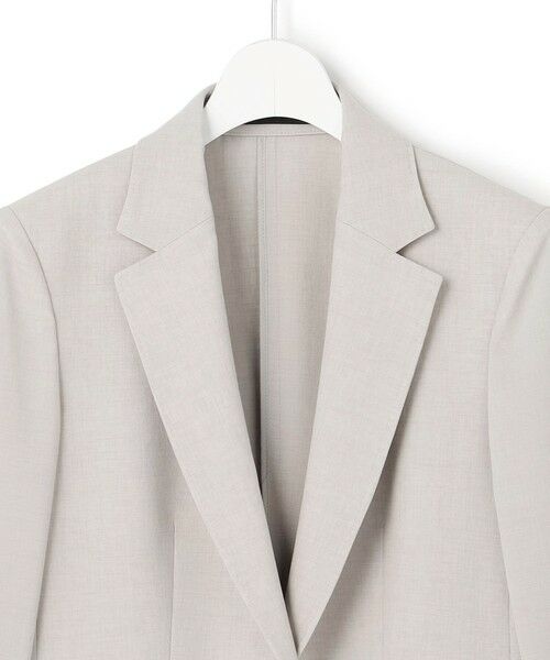 L size ONWARD(大きいサイズ) / エルサイズオンワード テーラードジャケット | レーヨンライクトロ テーラードジャケット | 詳細5