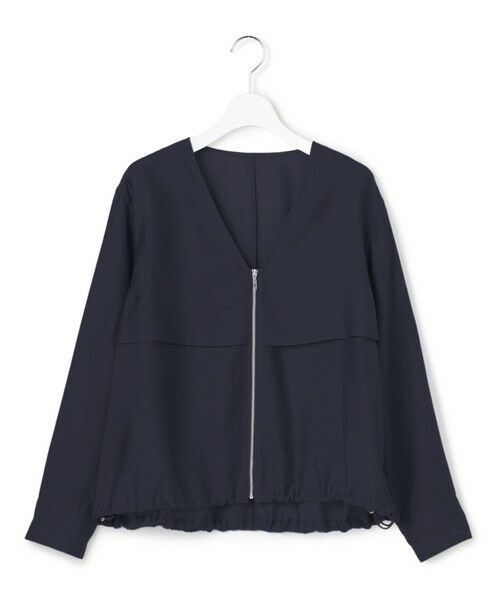 L size ONWARD(大きいサイズ) / エルサイズオンワード ブルゾン | 【WEB限定カラーあり】 リヨセルナイロンワッシャー Vネックブルゾン | 詳細11