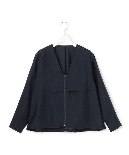 L size ONWARD(大きいサイズ) / エルサイズオンワード ブルゾン | 【WEB限定カラーあり】 リヨセルナイロンワッシャー Vネックブルゾン | 詳細11