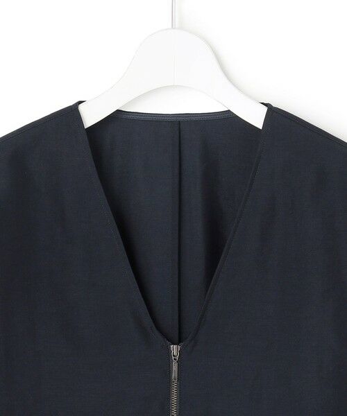 L size ONWARD(大きいサイズ) / エルサイズオンワード ブルゾン | 【WEB限定カラーあり】 リヨセルナイロンワッシャー Vネックブルゾン | 詳細13