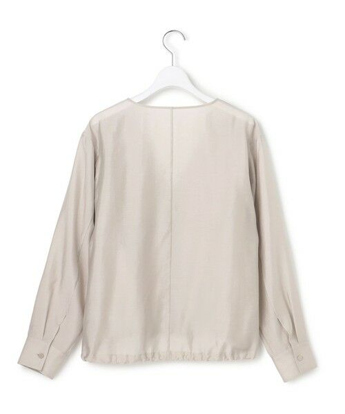 L size ONWARD(大きいサイズ) / エルサイズオンワード ブルゾン | 【WEB限定カラーあり】 リヨセルナイロンワッシャー Vネックブルゾン | 詳細21