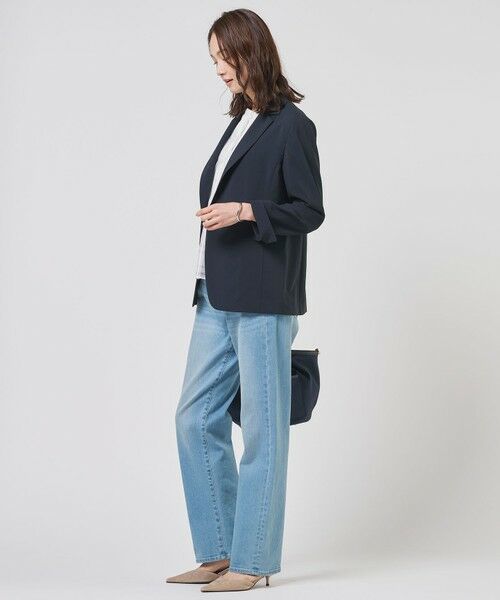 L size ONWARD(大きいサイズ) / エルサイズオンワード テーラードジャケット | BREEZE COOL トロ テーラード ジャケット | 詳細15