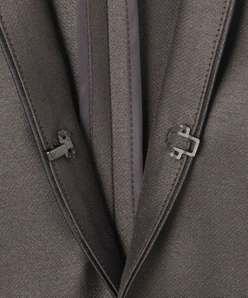 L size ONWARD(大きいサイズ) / エルサイズオンワード ノーカラージャケット | ライトダブルクロス ジャケット | 詳細7